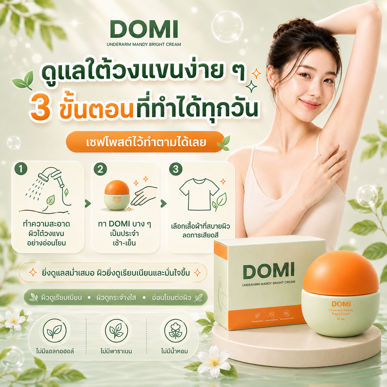 วิธีใช้ DOMI